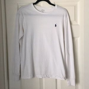 White Long sleeve Polo Ralph Lauren shirt
